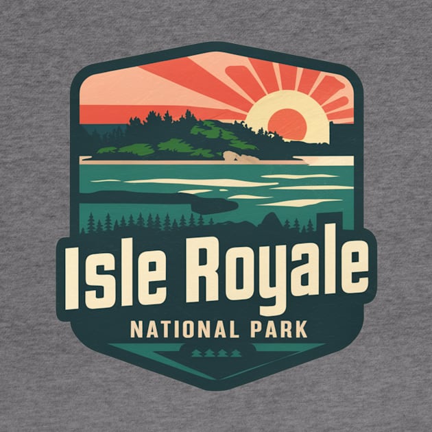 Retro Isle Royale National Park by Perspektiva